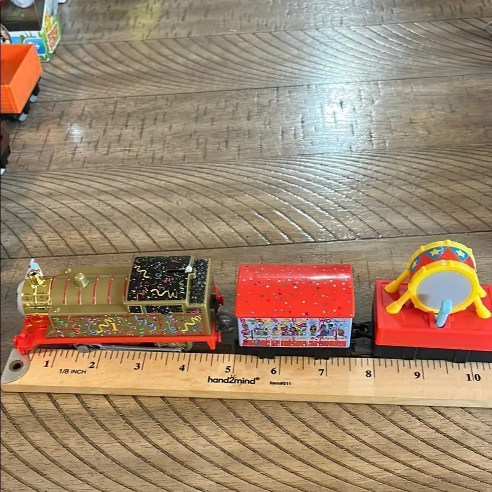 75 Thomas Birthday 🎂 Celebration 🎉 Train 🚂 with party car & drum 🥁